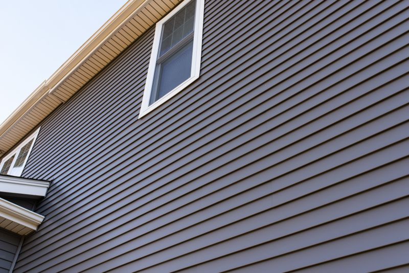 Home with Multi-Color Vinyl Siding